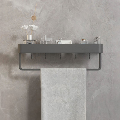 Wandrek Badkamer Aluminium Minimalistisch Opbergrek