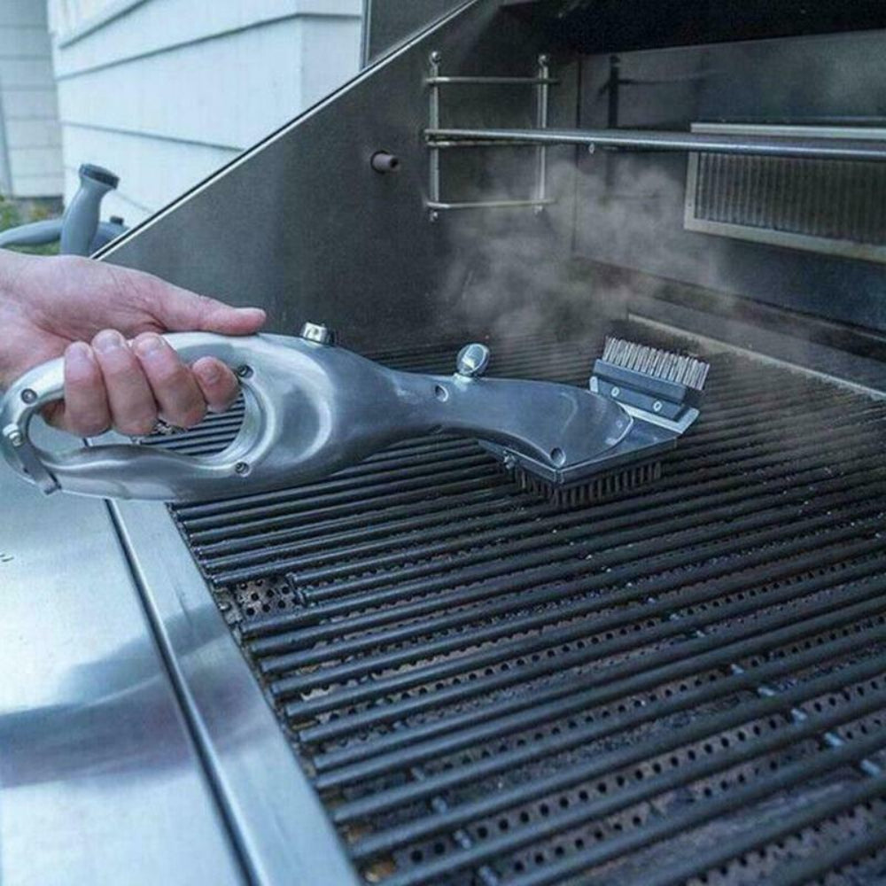BBQ Borstel Stoomreiniger RVS Grill Reinigingsaccessoire