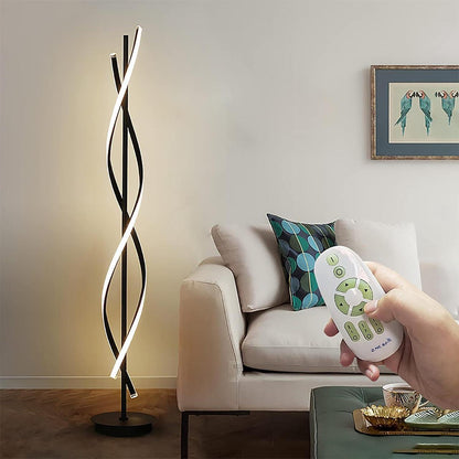 Moderne Spiraalvormige LED Vloerlamp