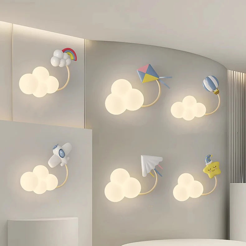Creatieve Dimbaar Wolkvormige LED Wandlamp