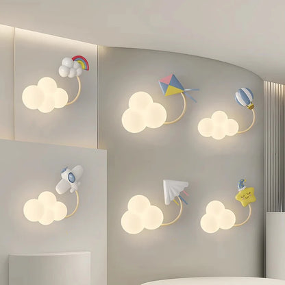 Creatieve Dimbaar Wolkvormige LED Wandlamp
