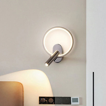 Nordic Ronde Wandlamp met Verstelbare LED-Spot