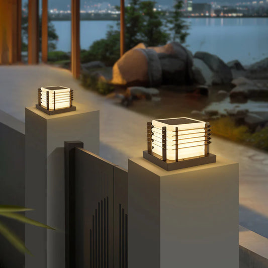 Minimalistische Zonne-energie Waterdichte LED Buitenlamp