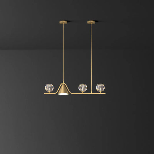 Eigentijdse Scandinavische Kristallen LED-Kroonluchter