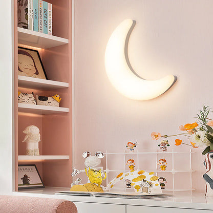 Minimalistische Halvemaanvormige LED-Wandlamp