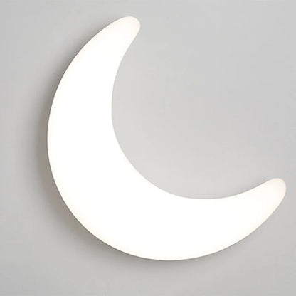 Minimalistische Halvemaanvormige LED-Wandlamp