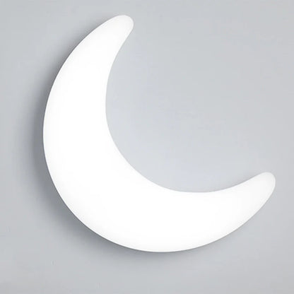 Minimalistische Halvemaanvormige LED-Wandlamp