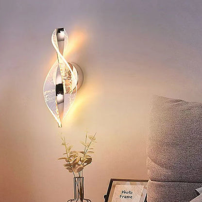 Moderne Gedraaid LED Luxe Wandlamp