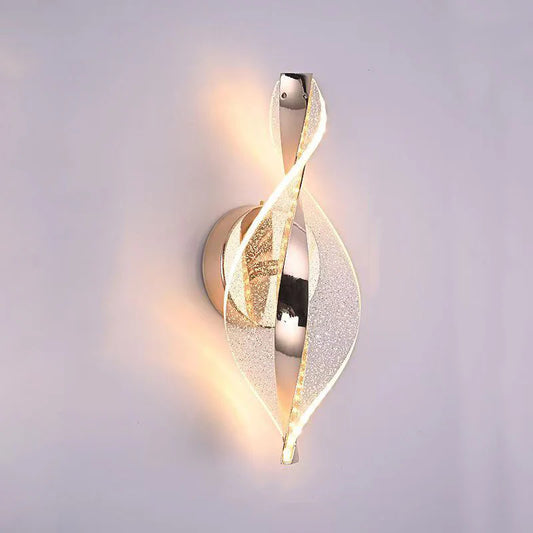 Moderne Gedraaid LED Luxe Wandlamp