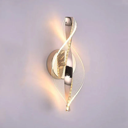 Moderne Gedraaid LED Luxe Wandlamp