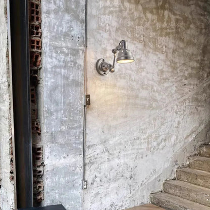 Industriële Wandlamp met Verstelbare Halve Dome