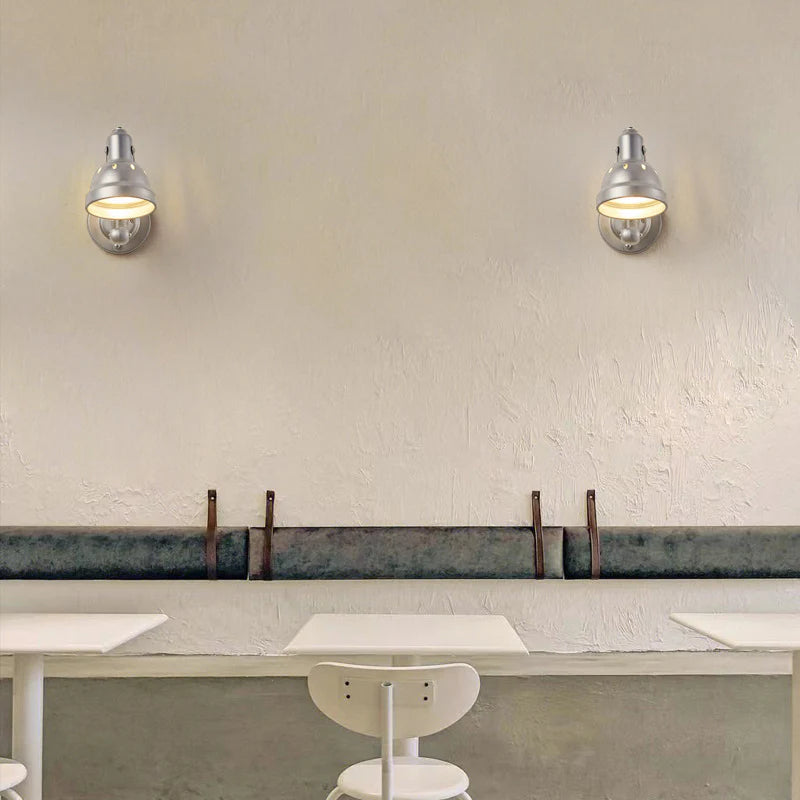 Industriële Wandlamp met Verstelbare Halve Dome