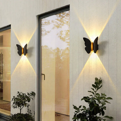 Moderne Buiten Vlinder LED Wandlamp