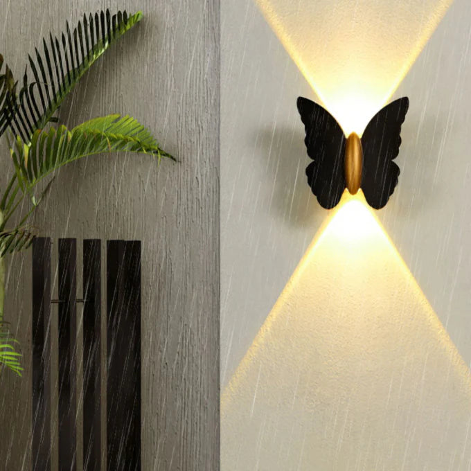 Moderne Buiten Vlinder LED Wandlamp