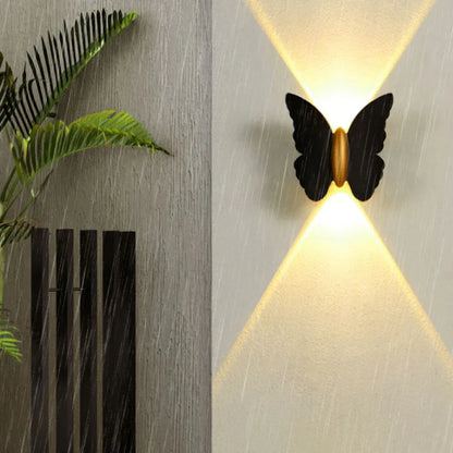 Moderne Buiten Vlinder LED Wandlamp