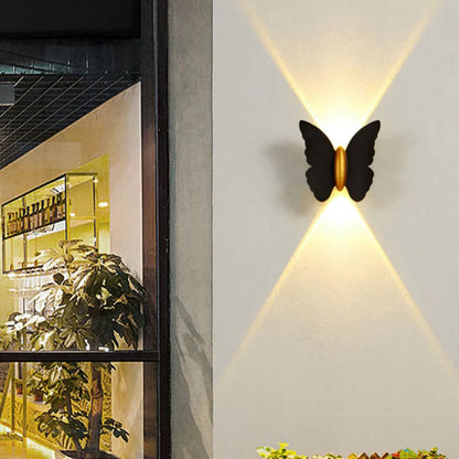 Moderne Buiten Vlinder LED Wandlamp