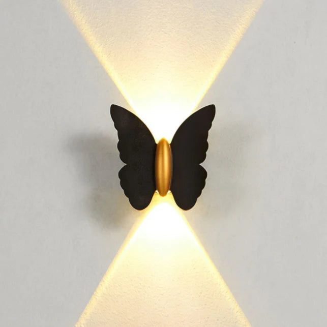 Moderne Buiten Vlinder LED Wandlamp