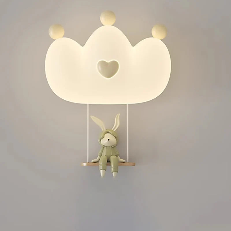 Kinder Wandlamp LED-Creatief Kroon & Dier Design