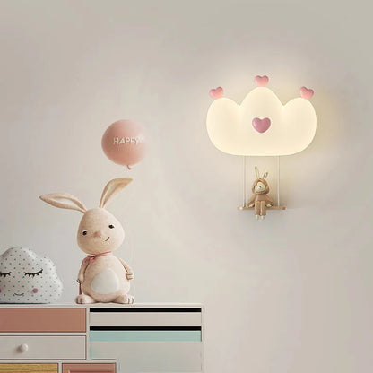 Kinder Wandlamp LED-Creatief Kroon & Dier Design