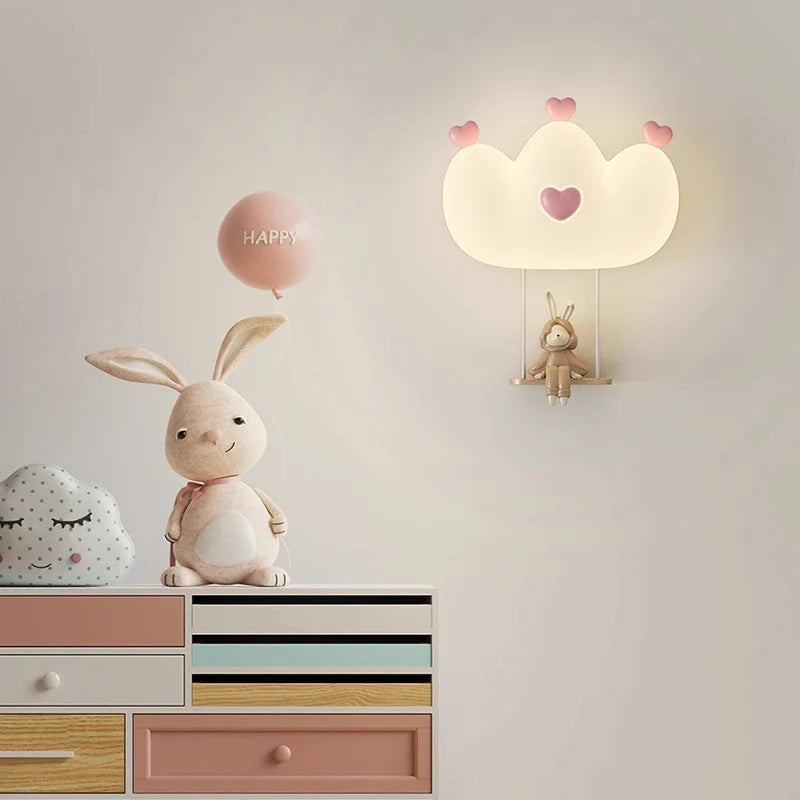 Kinder Wandlamp LED-Creatief Kroon & Dier Design