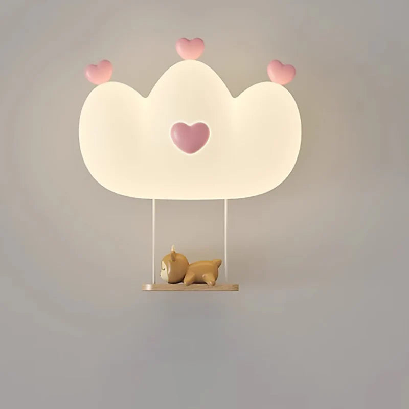 Kinder Wandlamp LED-Creatief Kroon & Dier Design