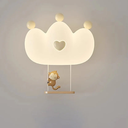 Kinder Wandlamp LED-Creatief Kroon & Dier Design