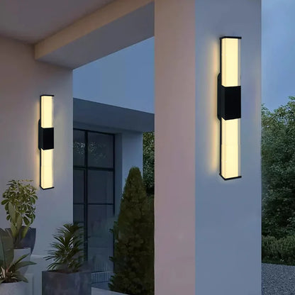 Minimalistische Waterdicht Rechthoekige LED Wandlamp