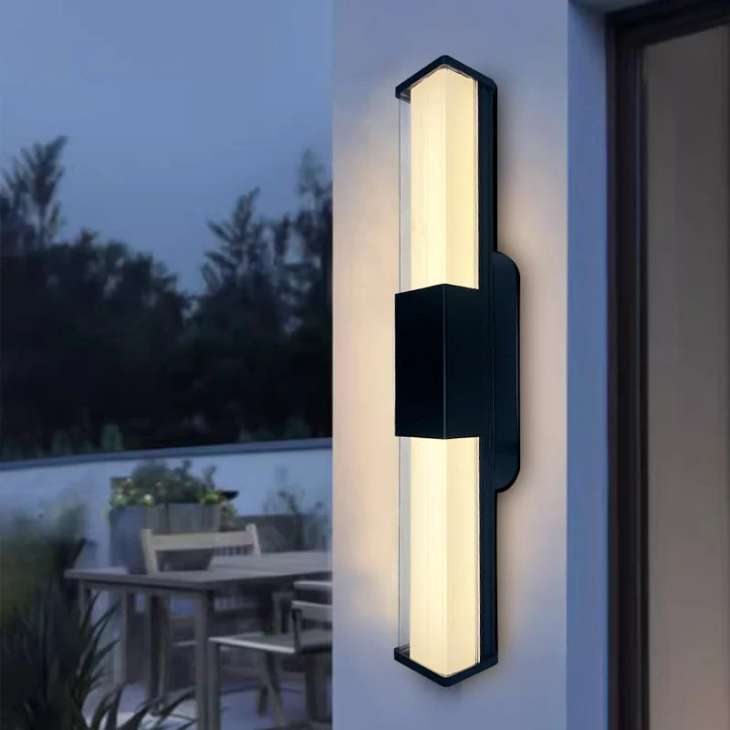 Minimalistische Waterdicht Rechthoekige LED Wandlamp