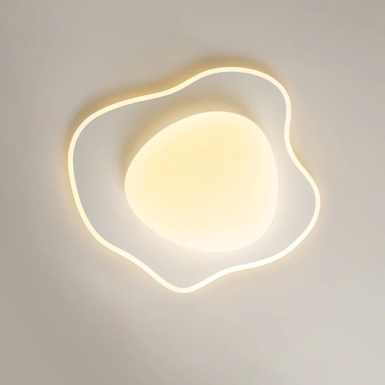 Creatieve Gepocheerd Ei Flush Montage LED Plafondlamp