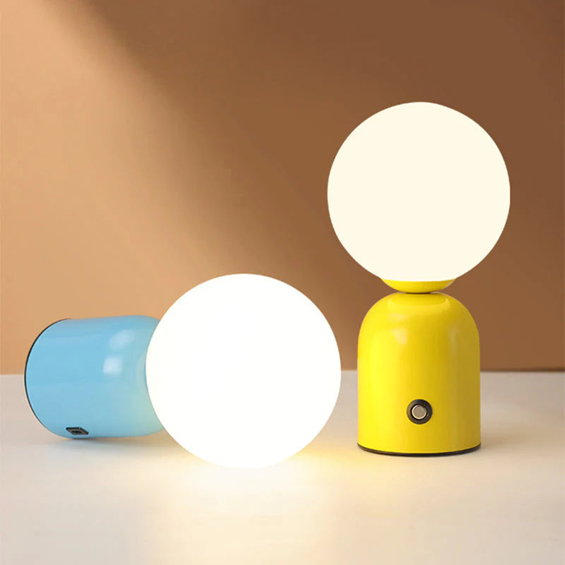 Scandinavische Ronde Orb LED Tafellamp