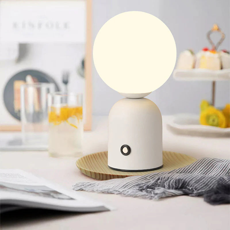 Scandinavische Ronde Orb LED Tafellamp