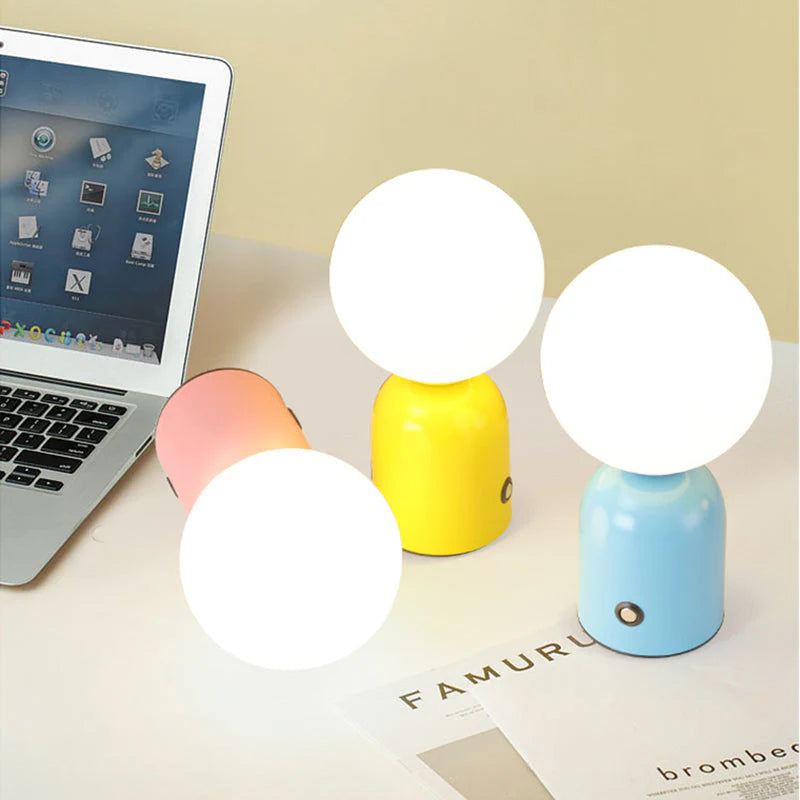 Scandinavische Ronde Orb LED Tafellamp