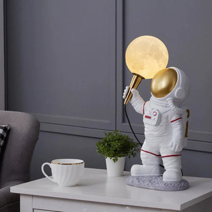 Creatieve Cartoon Design Astronaut Tafel Lamp