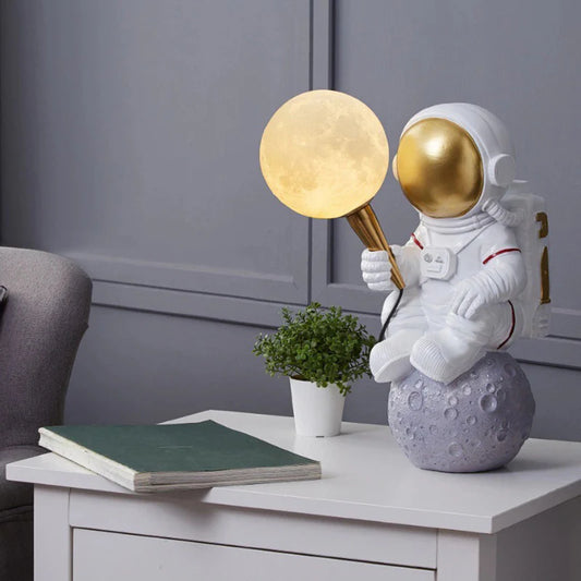 Creatieve Cartoon Design Astronaut Tafel Lamp