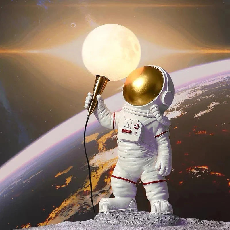 Creatieve Cartoon Design Astronaut Tafel Lamp