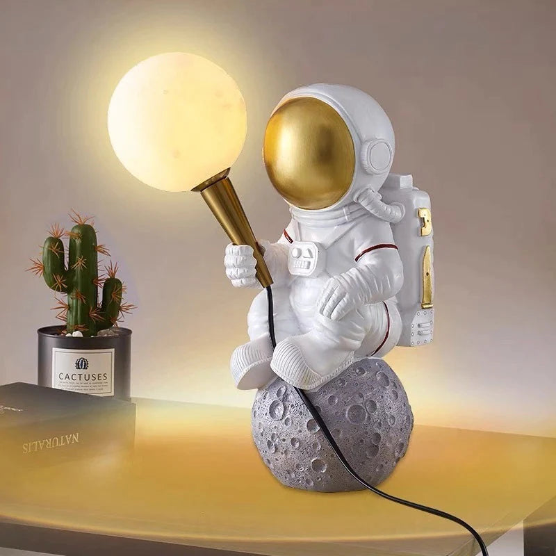 Creatieve Cartoon Design Astronaut Tafel Lamp