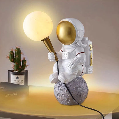 Creatieve Cartoon Design Astronaut Tafel Lamp