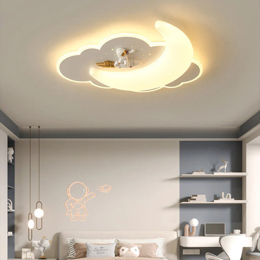 Moderne Creatieve Moon LED Plafondlamp