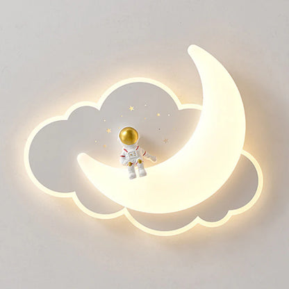 Moderne Creatieve Moon LED Plafondlamp