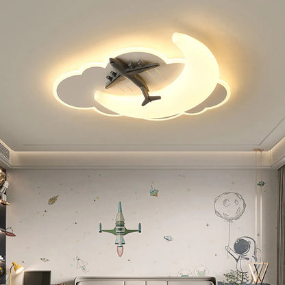 Moderne Creatieve Moon LED Plafondlamp