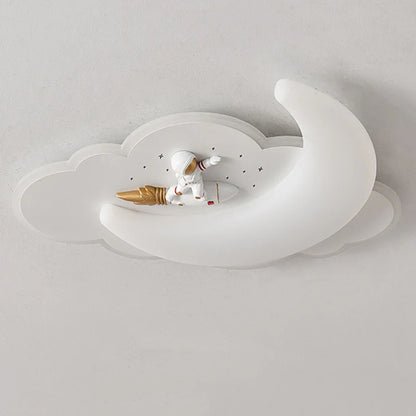 Moderne Creatieve Moon LED Plafondlamp