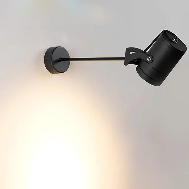 Minimalistische Verstelbare Cilinder LED Wandlamp