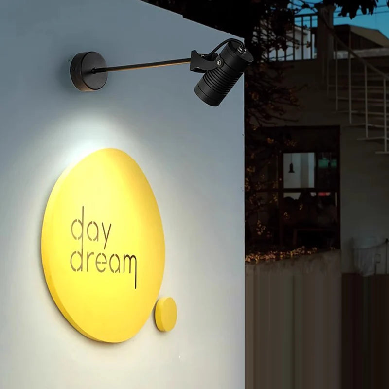 Minimalistische Verstelbare Cilinder LED Wandlamp