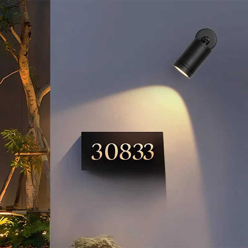 Minimalistische Verstelbare Cilinder LED Wandlamp