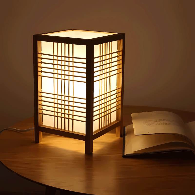 ZenBambu Japanse Handgemaakte Tafellamp