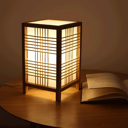 ZenBambu Japanse Handgemaakte Tafellamp