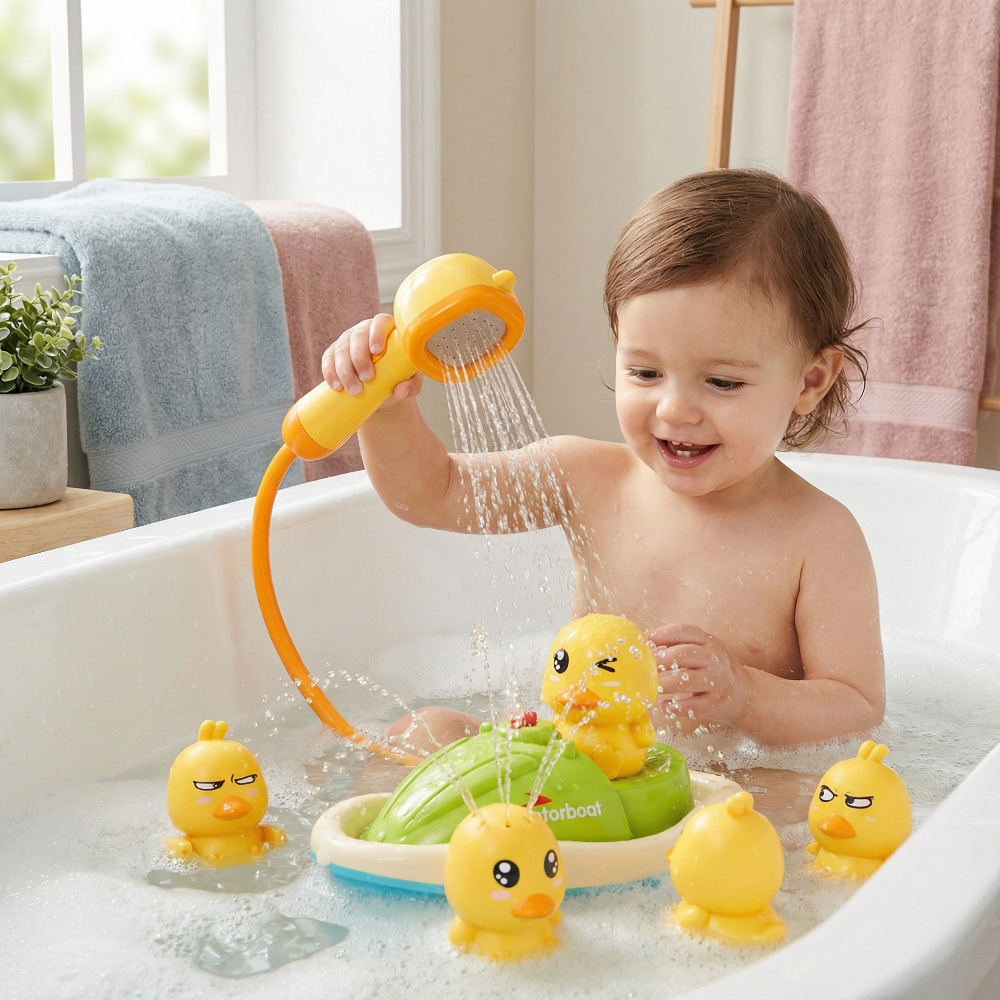 Bad Speelgoed Waterspuit Eendjes Badspeelset Baby Peuter