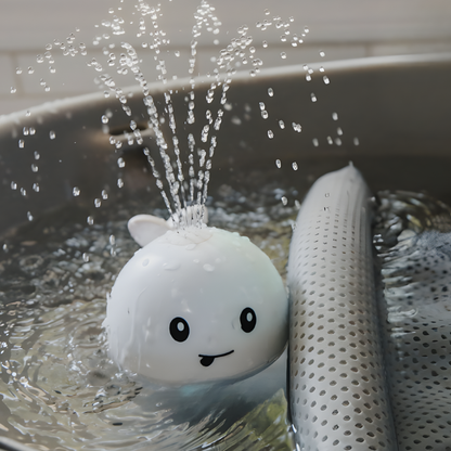 Badspeelgoed Walvis Waterfontein Licht Baby