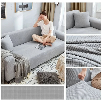 Bankhoes Antislip Jacquard Sofa Beschermhoes Elastische Cover