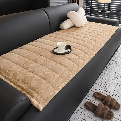 Bankhoes Gewatteerd Microvezel Antislip Modern